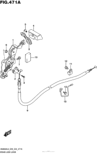 AN400 (ABS) Brake Lock Lever