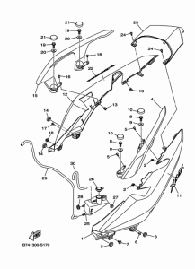 CZD300A Боковые обтекатели
