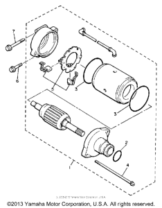 XVZ13DDC Стартер