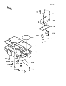 ZX1000 Breather cover / oil pan(zxt00ae003102-)