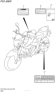 GSX-S750 Label (Gsx-S750L5 E03)