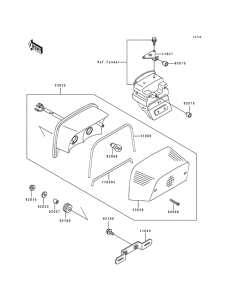 EN500 Taillight unit ass`y