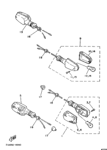 RD350LC Поворотники