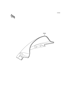 EX250 アクセサリ(ウインドシールド)
