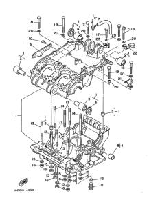 RZ250R ｸﾗﾝｸｹｰｽ