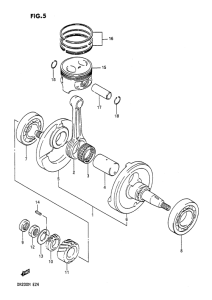 DR200 Вал коленчатый