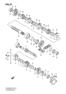 SFV650 (ABS) Трансмиссия