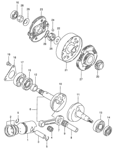 FM50 Вал коленчатый