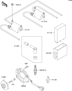 ZR550 Система зажигания