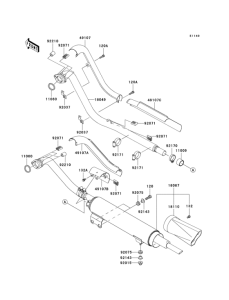 VN800 Глушитель
