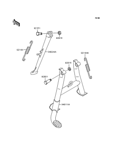 ZR1100 Подножка