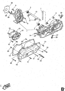 YQ50 Картер двигателя