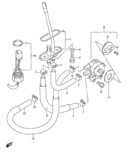 RF600 Топливный кран