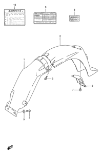 FB100 Заднее крыло