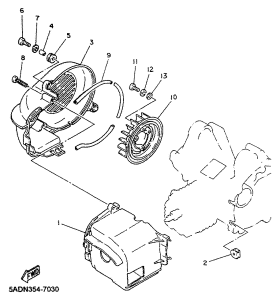 YN50R Air shroud. fan