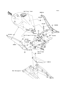 ER650 Боковые обтекатели