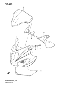 GSX1300R Cowling body