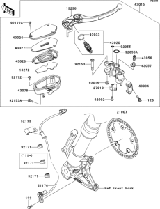 ZR1000 Главный тормозной цилиндр