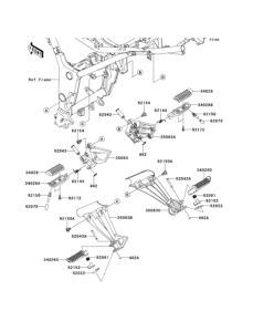 EX250 Подножки
