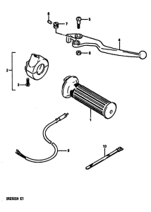 DR250 Right handle switch