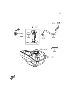 SC300 Топливный бак