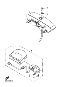 YZF-R6S Taillight unit ass`y