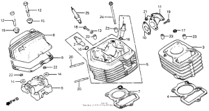 XL80S Cylinder head + cylinder