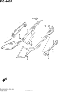 DL1000 (ABS) Обтекатель рамы