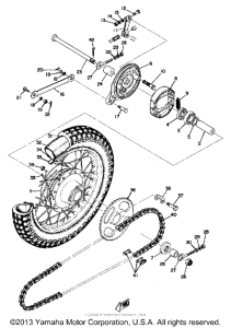 GT80MXB Переднее колесо
