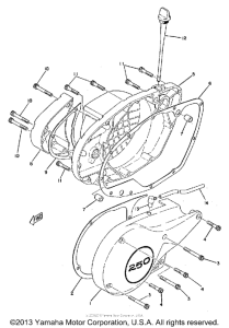 TY250A Боковые крышки