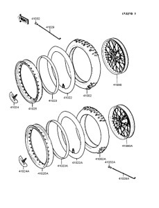 KX125 Колеса,покрышки