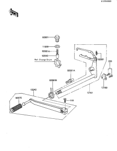 KZ440 Переключатель передач
