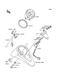 VN800 Спидометр