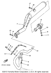 TT225S Выхлопная система