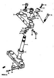 RM250 Траверса нижняя