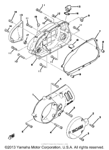 YZ80D Боковые крышки