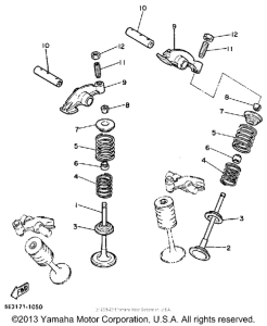 XV1000LC Клапана