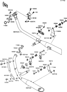 VN1500 Глушитель