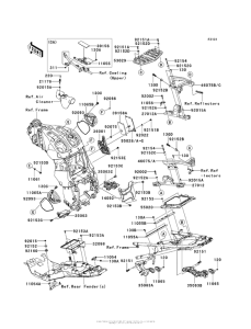 ZG1400 Рама ,крепежные детали