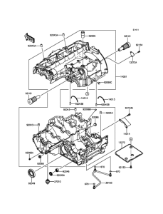 ZR1000 Картер двигателя