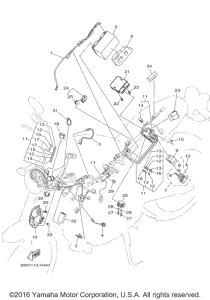 XSR900 Электрика 1