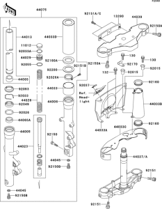 VN1500 Front fork(1 / 2)