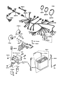 ZX400 Электрика