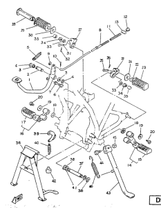SR125 Caballetes-estriberas