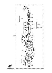 TY250Z Карбюратор