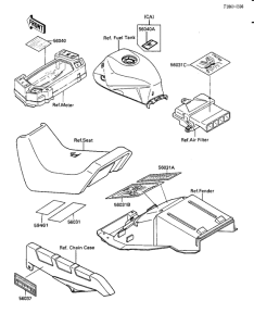 ZX600 Наклейки