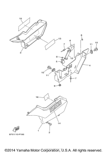 TW200F1 Боковые обтекатели