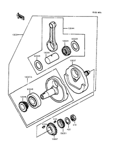 KL250 Коленвал