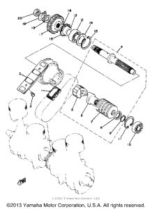 XS1100LH Primary shaft-chain