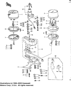 KZ400 Meters / ignition switch